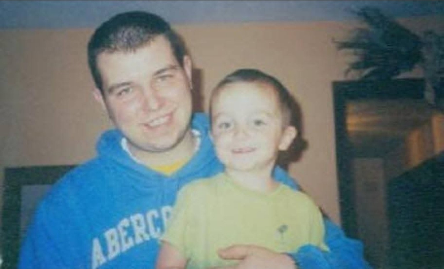 Tom in college with his younger brother Joey