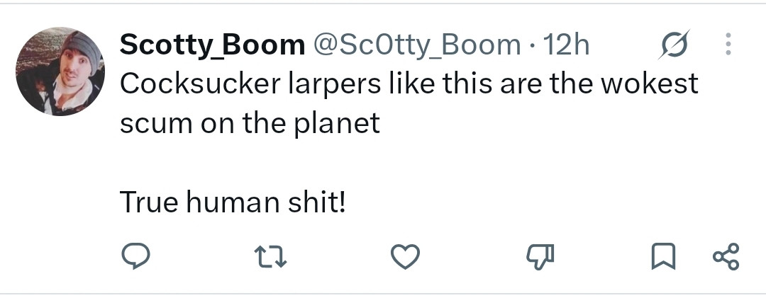 Scotty_Boom’s reply uses a personal insult to attack Tom rather than address the plan.