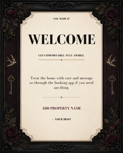 Moody Boutique Host Kit template page 1